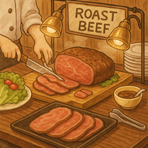 夕食バイキングは、思わず声が出るほど豪華でした。??