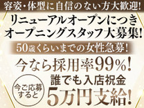 65分14000円バック!NEW高級アロマエステコース新設につき★容姿・体型一切関係なし♪オープニングスタッフ大量大募集!